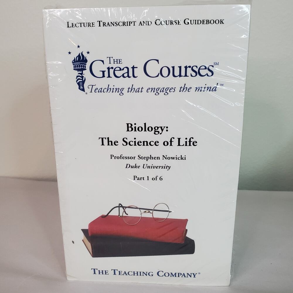 Great Courses Biology: The Science of Life TRANSCRIPTS - LIKE NEW Teaching Co.